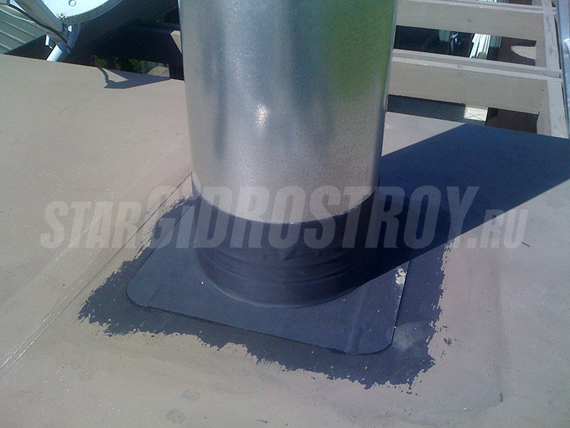 Гидроизоляция и герметизация дымохода